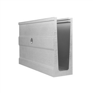 Lateral do canal de vidro de alumínio 1kN